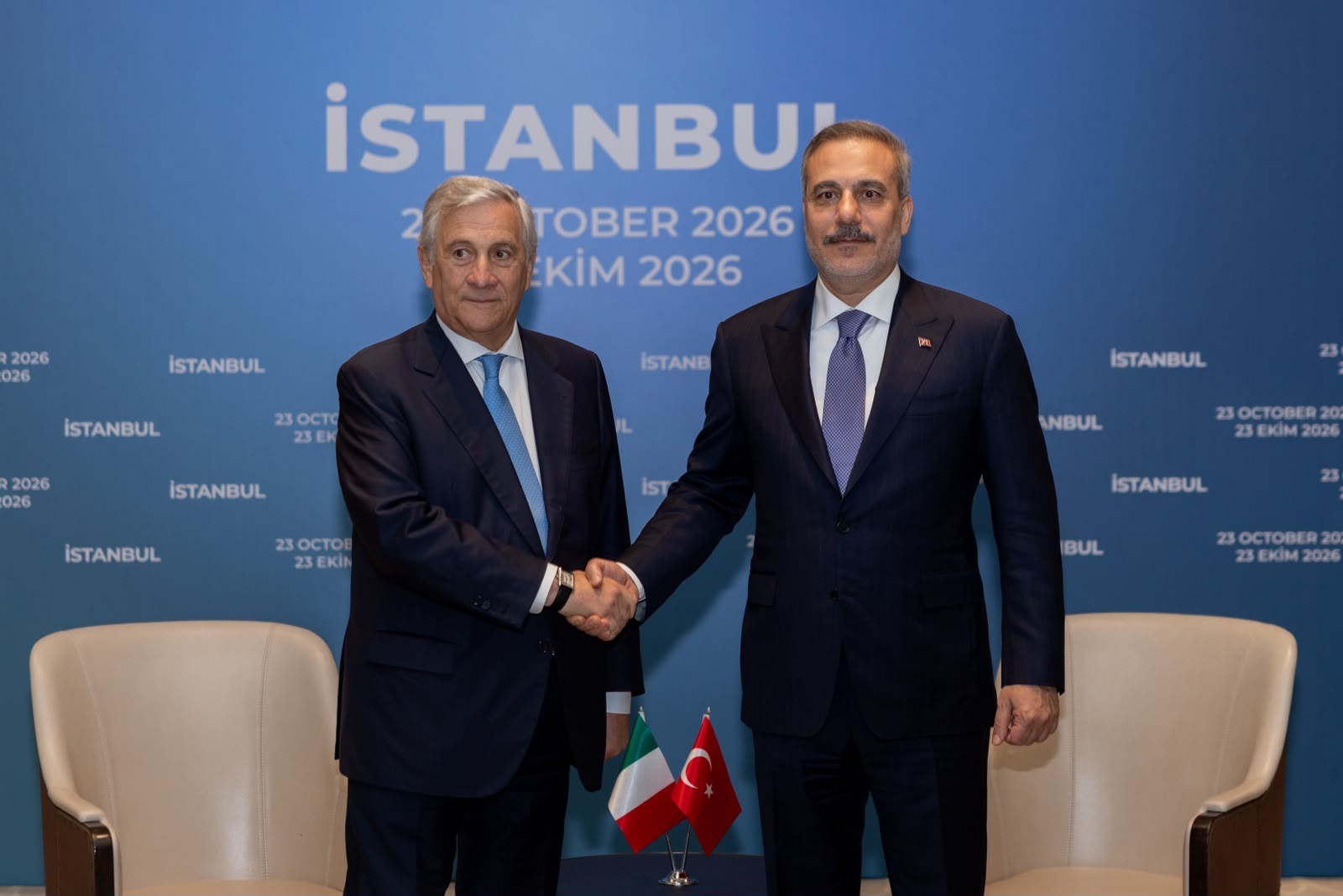 Bakan Fidan, İtalyan Mevkidaşı Tajani ile İstanbul’da Görüştü