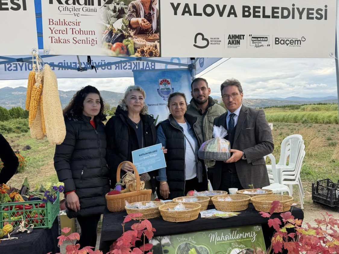 Yalova Belediyesi Yerel Tohum Takas Şenliği’ne Katıldı