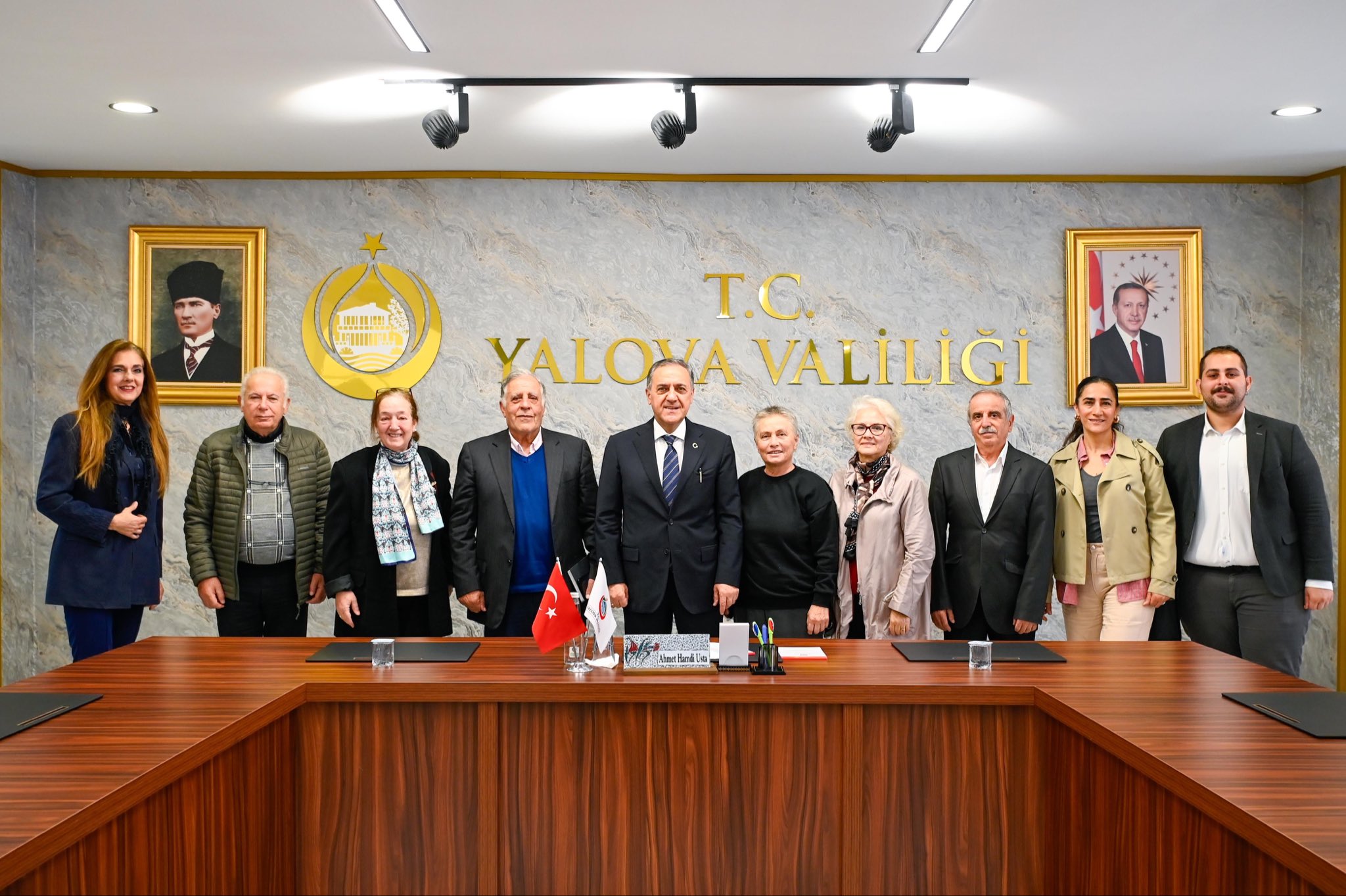 Vali Usta Tohum Takas Grubu Ve Avukat Yılmaz’ı Kabul Etti